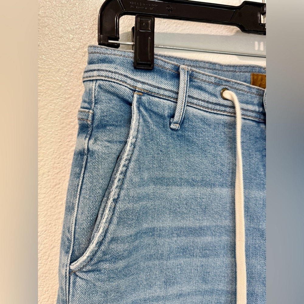 Mother Jeans Womens 27 The Drawn Undercover Prep Heel Fray Wide Leg Distressed - Picture 3 of 10